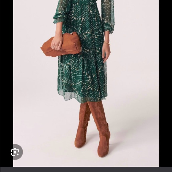 ba&sh Gabriela Printed Midi Dress - Picture 8 of 9